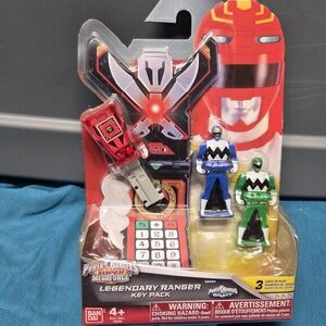 Power Rangers Super Megaforce Legendary Ranger Key Pack - Red, Blue, Green